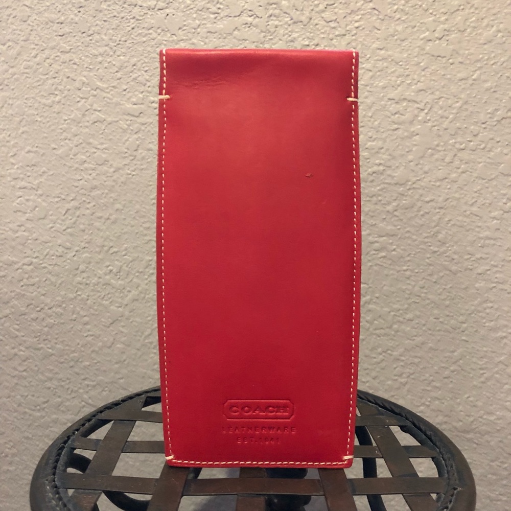 COACH Soft Leather Eyeglass Case